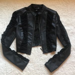 Faux leather jacket